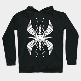 Imperial Roman Shield III. Scutum III (white) Hoodie